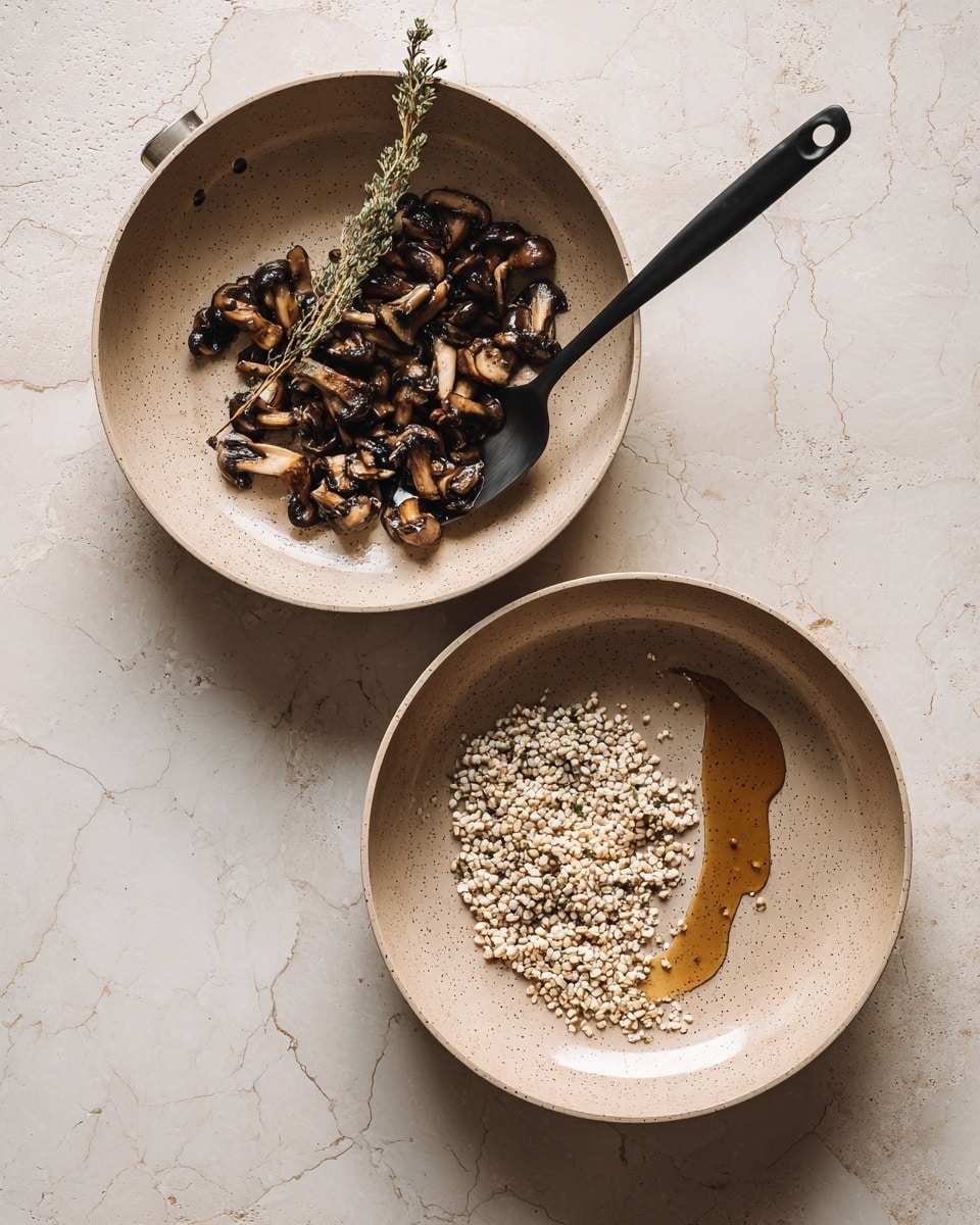 Creamy Mushroom Risotto with Mascarpone and Lemon Recipe - Recipe Image