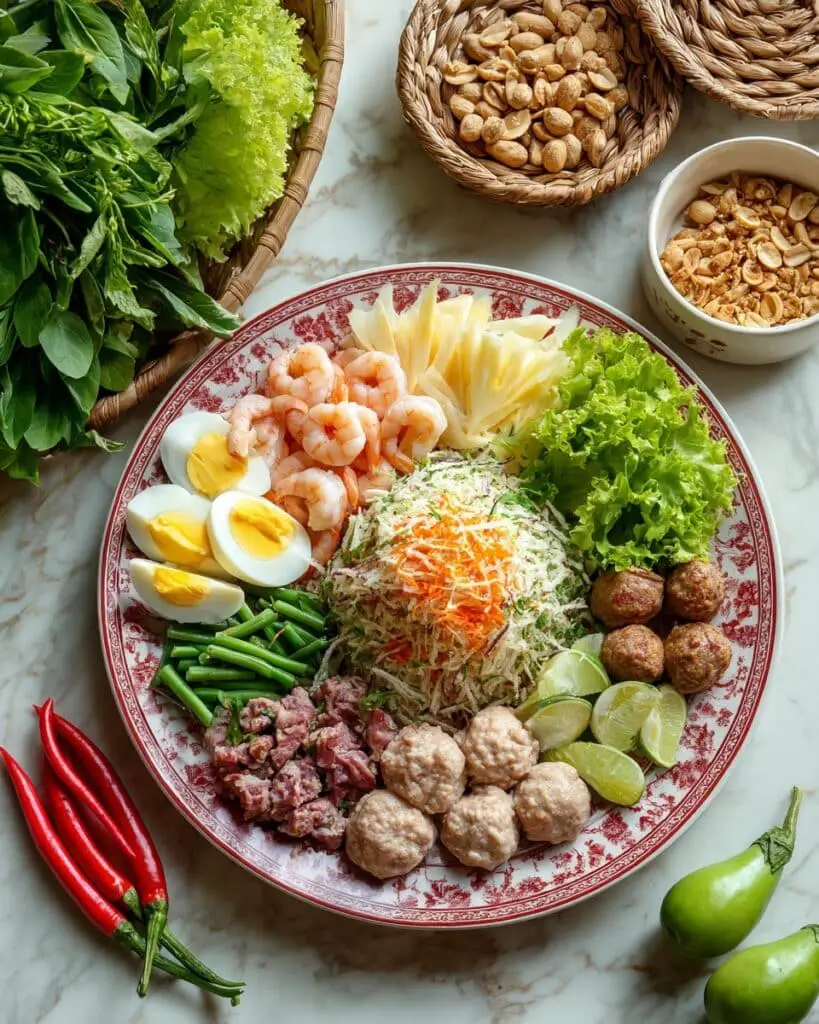 Som Tum Mua (Loaded Isaan Papaya Salad) Recipe