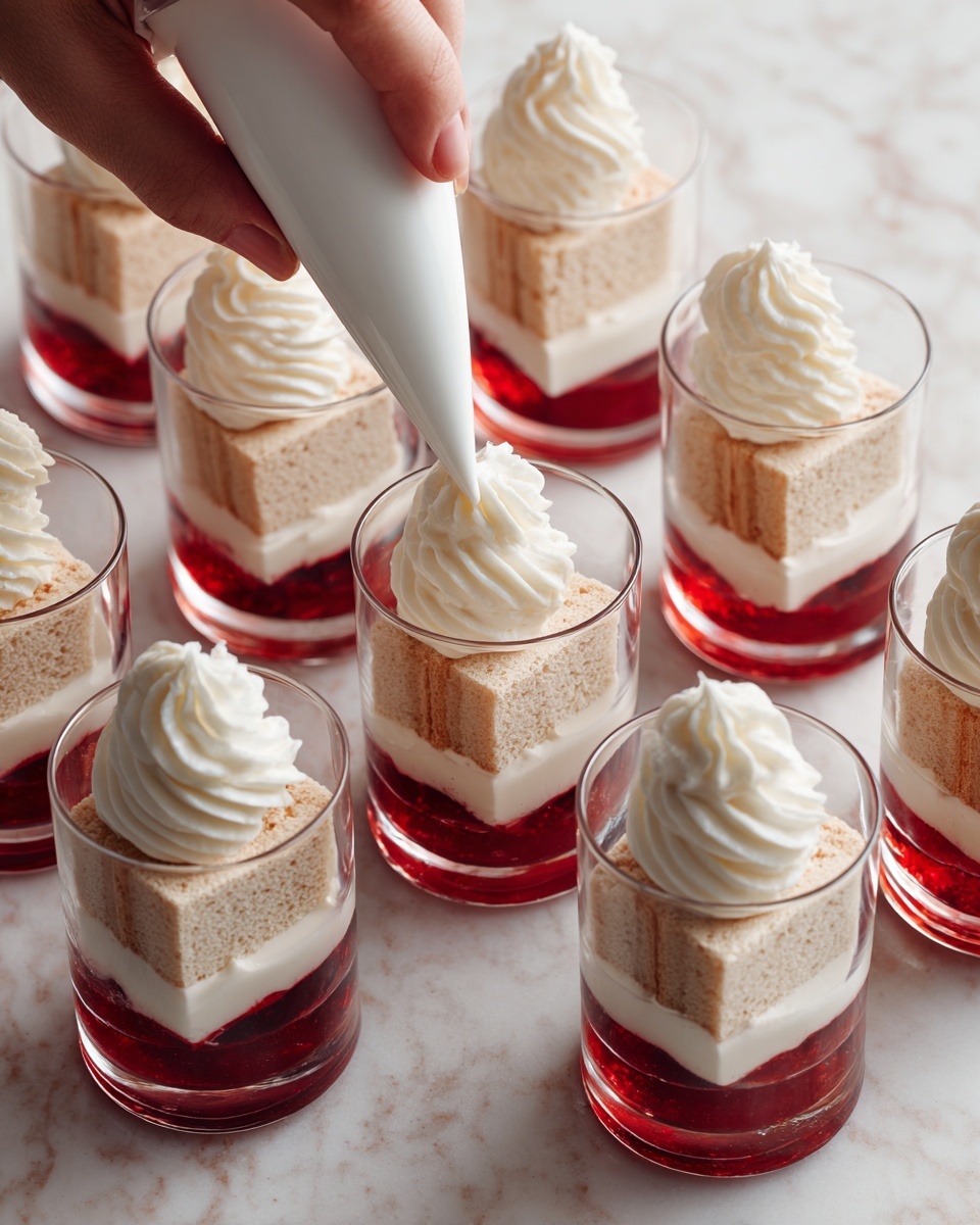 Strawberry Elderflower Tiramisu with Eggless Mascarpone Cream Recipe - Recipe Image