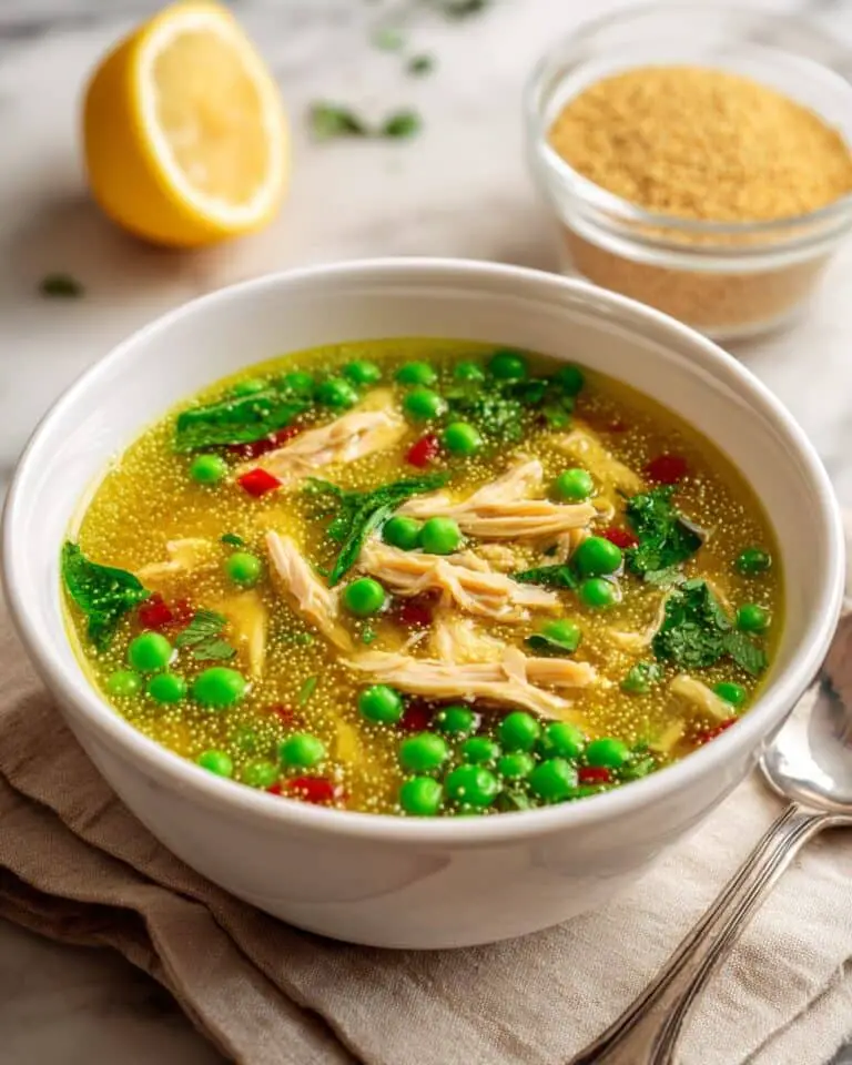 Chicken Soup with Spring Veggies Recipe