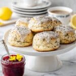 Ridiculously Easy Lemon Poppy Seed Scones Recipe