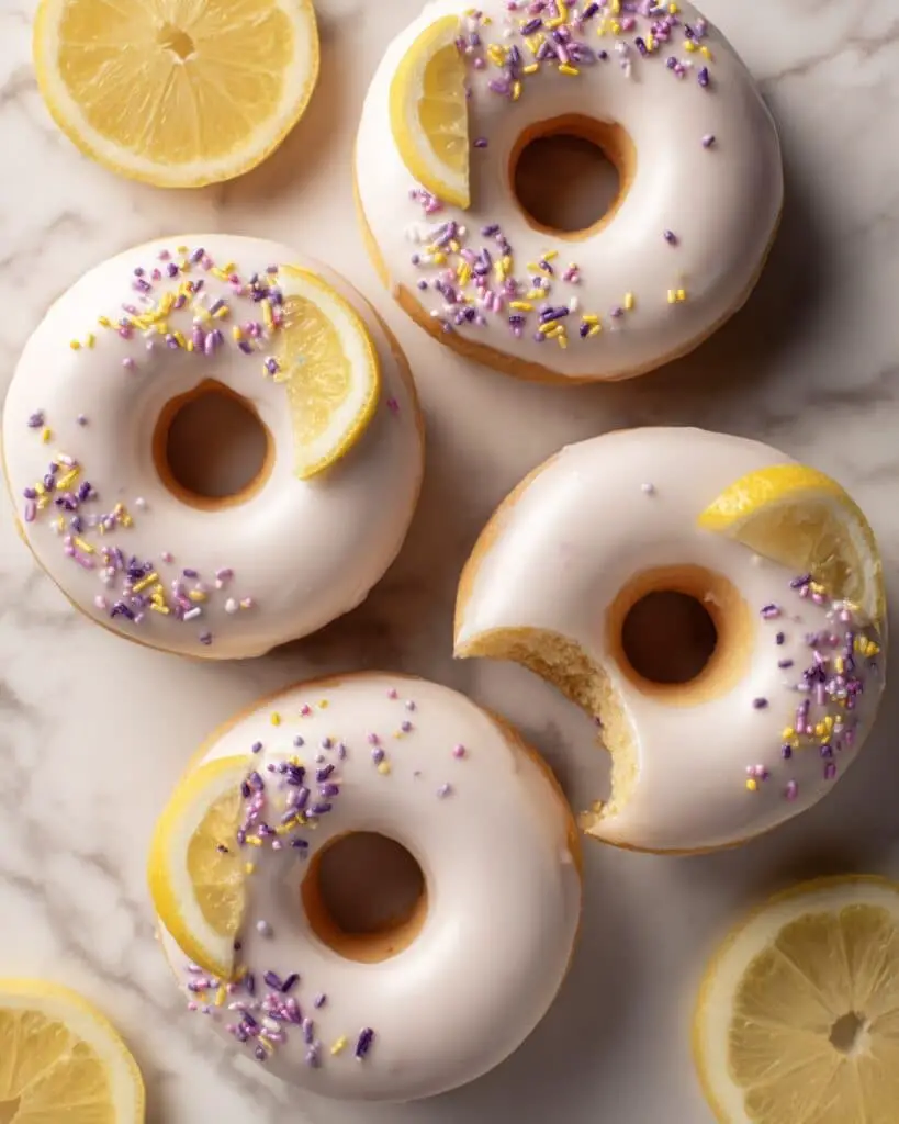 Vegan Lemon Lavender Donuts Recipe