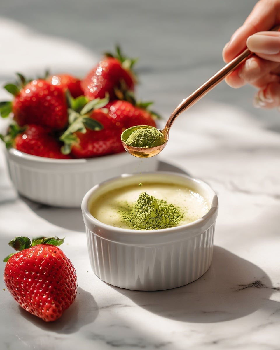 Matcha Lava Cake Recipe - Recipe Image