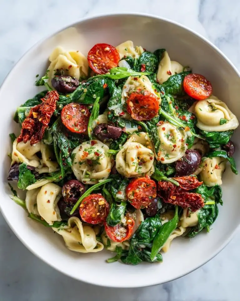 Spinach Tortellini Salad Recipe