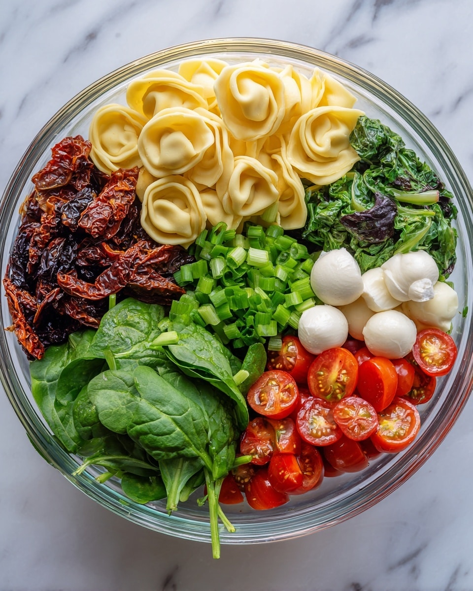 Spinach Tortellini Salad Recipe - Recipe Image