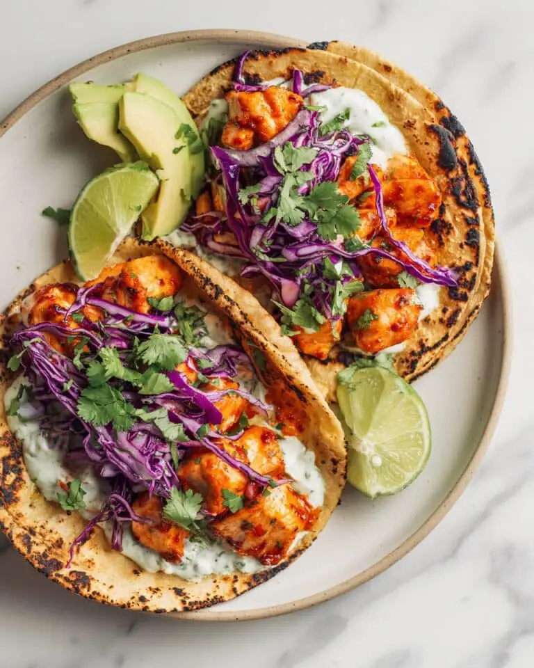 Honey-Chipotle Salmon Tacos Recipe