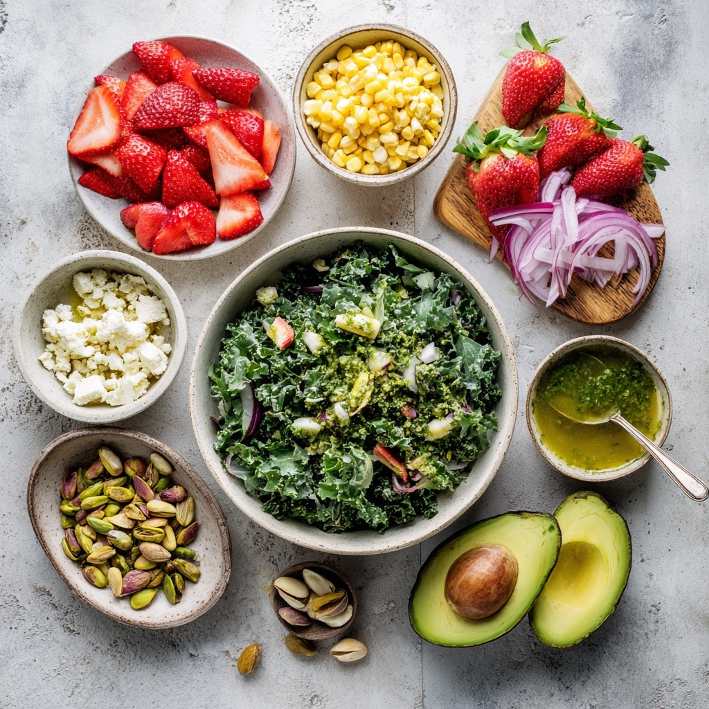 A white bowl filled with dark green curly kale leaves forms the base layer, with a woman’s hand pouring a thick, bright green sauce over the kale from a matching white container above. The sauce is smooth, slightly chunky, and creates a glossy layer that pools in the center of the kale. The scene sits on a white marbled surface that adds a clean, fresh feeling to the image. photo taken with an iphone --ar 4:5 --v 7