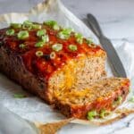 Cheddar-Stuffed Buffalo Chicken Meatloaf Recipe