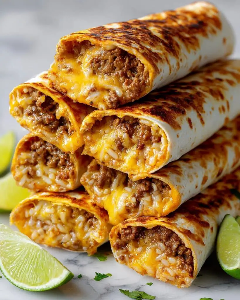 Grilled Cheese Burritos Recipe