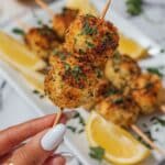 Lemon Herb Chicken Spiedini with Garlic Butter Recipe