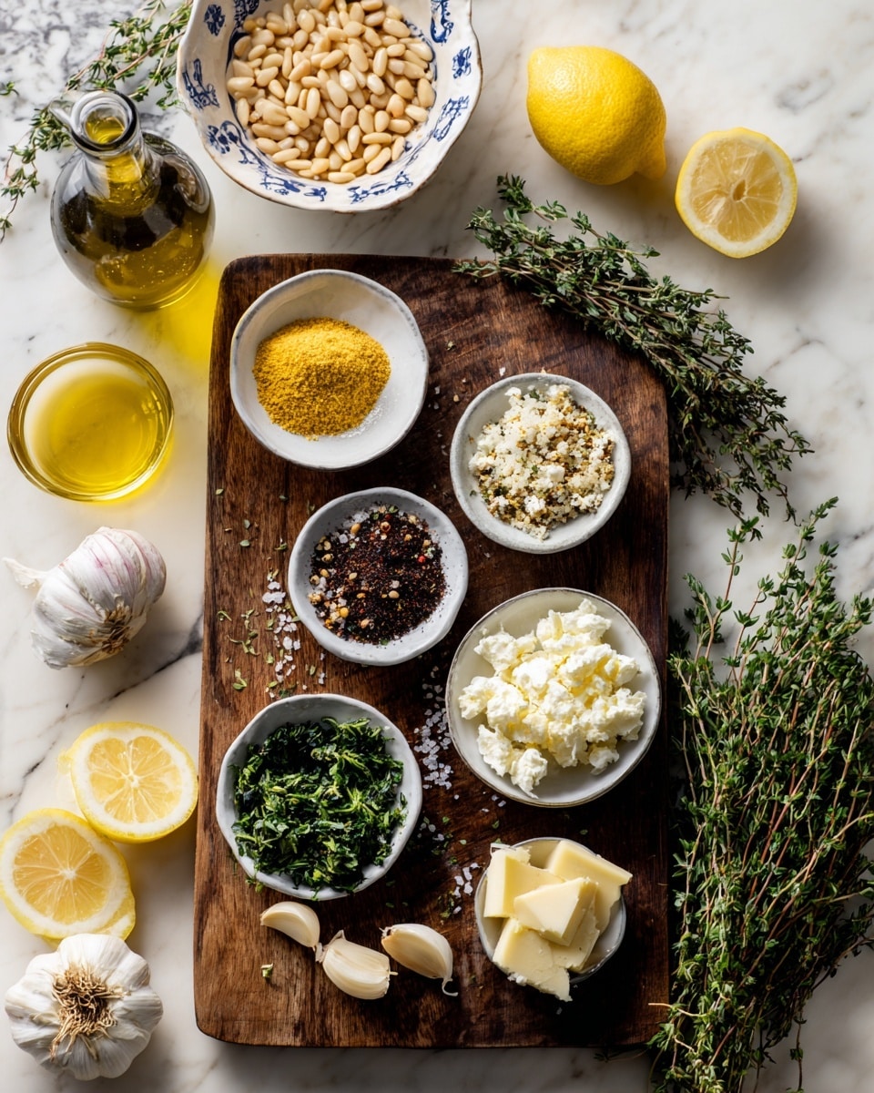 A large piece of raw beef with different shades of red and some white fat marbling is laid out on white parchment paper. The meat is thick and uneven with visible muscle texture and some slashes on top. Around the meat, there are a few lemon slices with bright yellow color, small green herb sprigs, and a bottle of oil partially visible in the top left corner. The scene is set on a white marbled surface. photo taken with an iphone --ar 4:5 --v 7