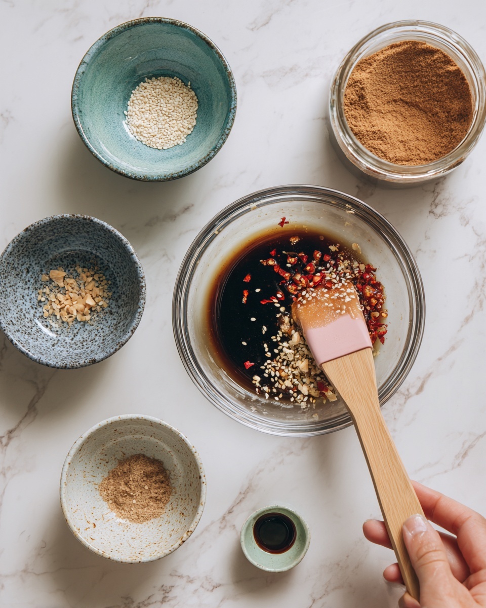 Crispy Fried Tofu Puffs with Peanut Dipping Sauce Recipe - Recipe Image