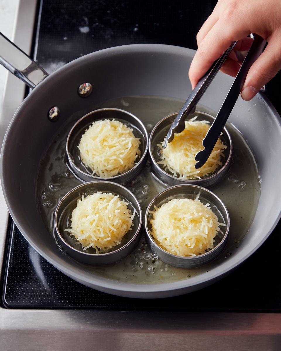 Latke Eggs Benedict Recipe - Recipe Image