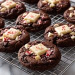 Chocolate Peppermint Bark Cookies Recipe