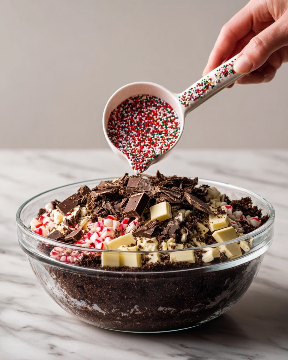 Chocolate Peppermint Bark Cookies Recipe - Recipe Image