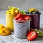 Overnight Fruit Oats with Strawberry, Mango, and Blueberry Recipe