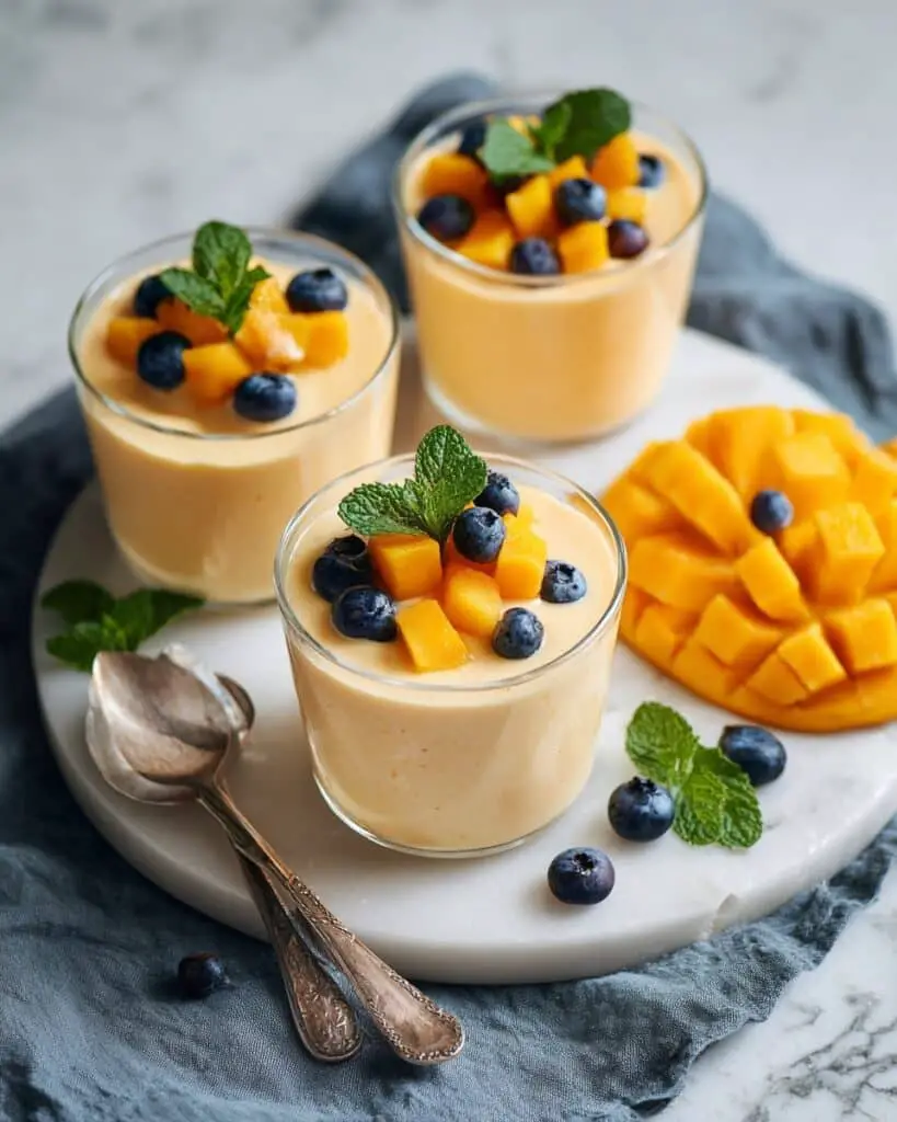 Creamy Mango Mousse (No Gelatin) Recipe