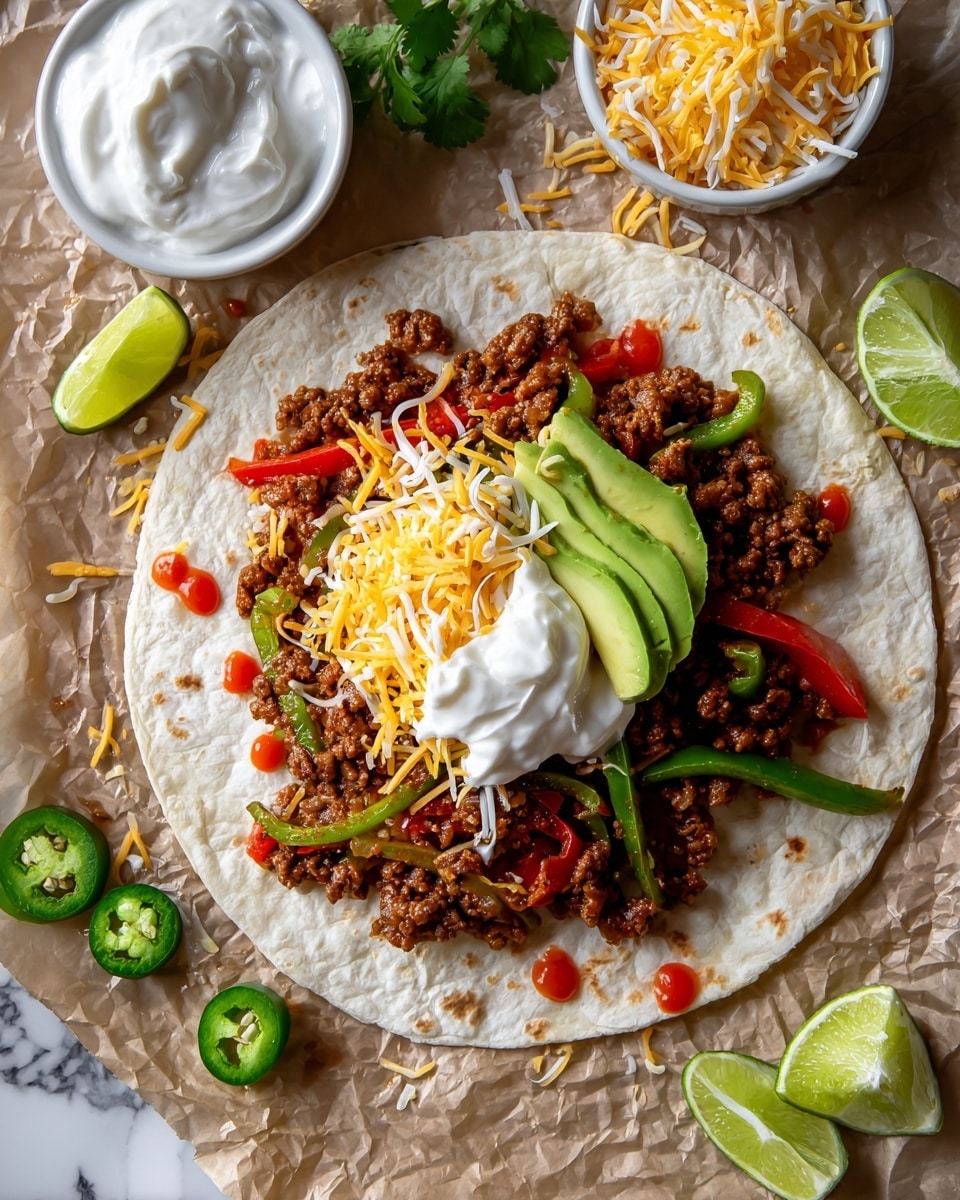Ground Beef Fajitas Recipe