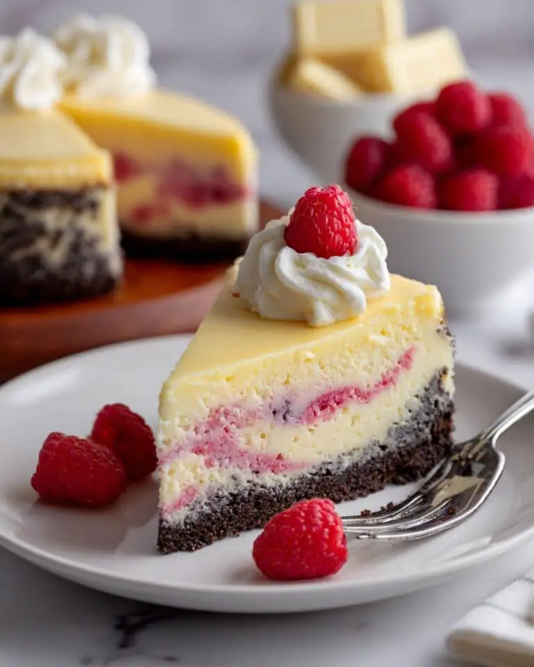 White Chocolate Raspberry Cheesecake Recipe