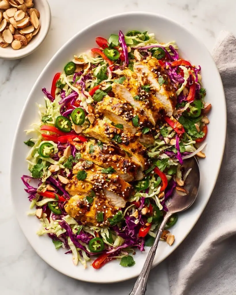 Chicken Cabbage Crunch Salad Recipe