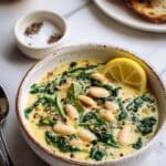 Creamy Lemon Garlic Butter Beans Recipe