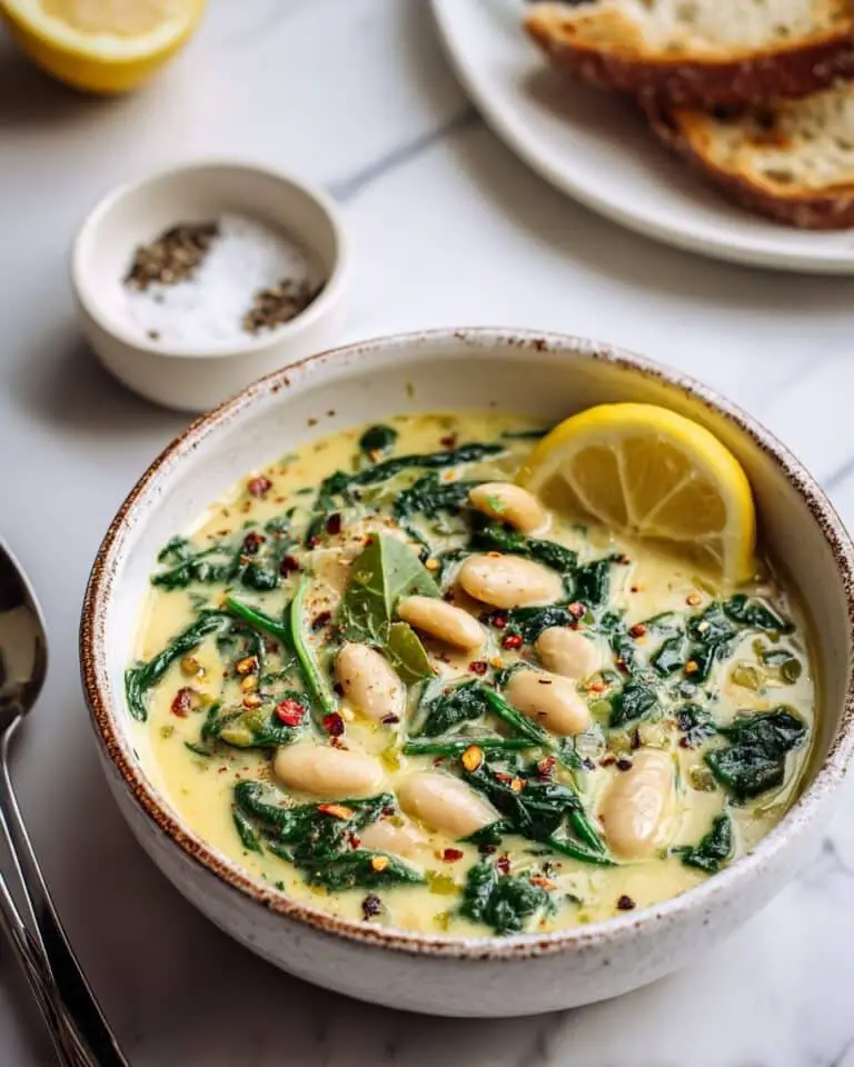 Creamy Lemon Garlic Butter Beans Recipe