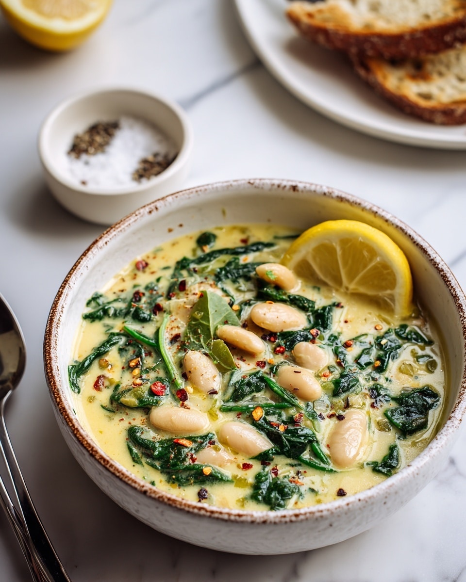 Creamy Lemon Garlic Butter Beans Recipe