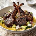 Perfectly Pan-Seared Rosemary Lamb Chops with Mint-Pistachio Pesto Recipe