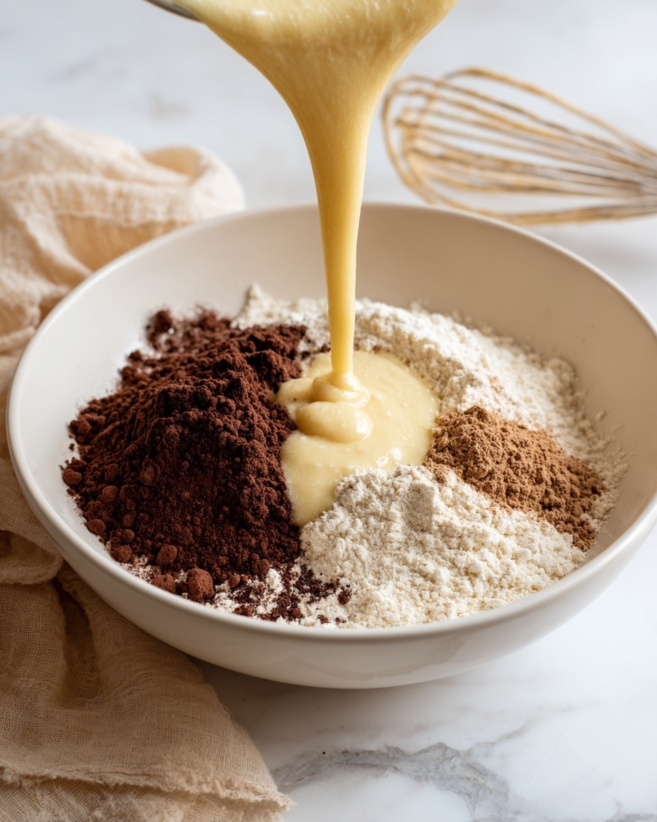 Chocolate Protein Pancakes with Dark Chocolate Drizzle Recipe - Recipe Image