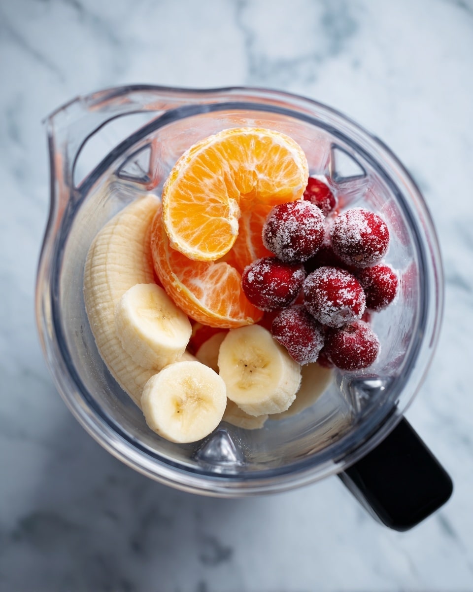 Vitamin C Packed Strawberry Orange Banana Smoothie Recipe - Recipe Image