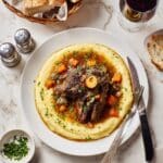 Meltingly Tender Red Wine Braised Beef Shanks Recipe