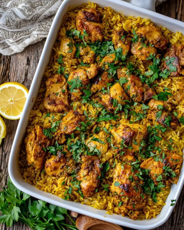 Dump and Bake Chicken Tzatziki and Rice Recipe