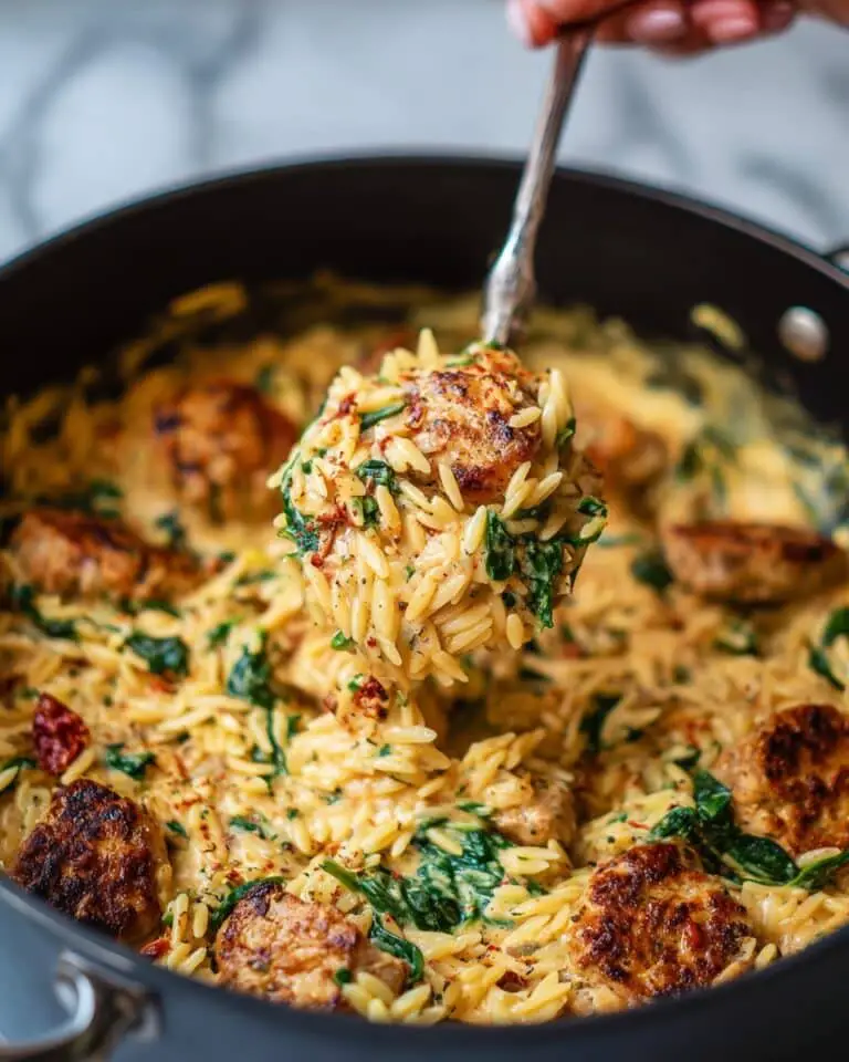 Creamy Sun-Dried Tomato Chicken Orzo Recipe