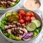 Healthy Burger in a Bowl Recipe