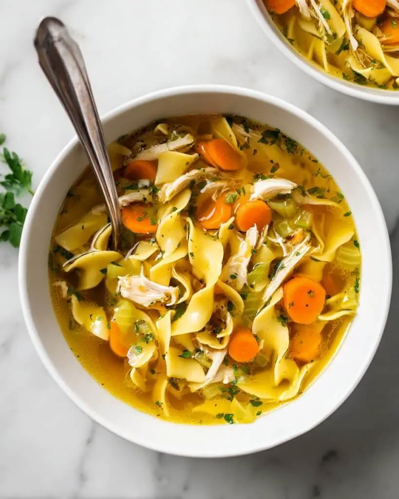 Creamy Chicken Noodle Soup Recipe