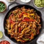Easy Chicken Fajitas with Bell Peppers and Onions Recipe