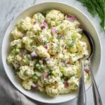 Low Carb Cauliflower Potato Salad Recipe