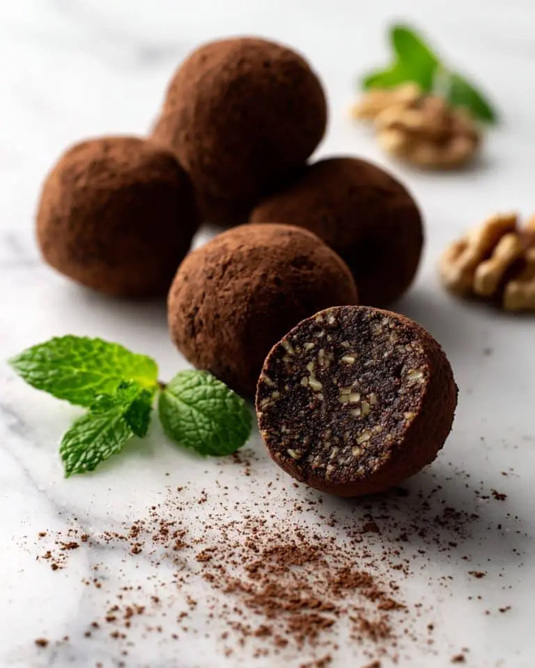 No-Bake Mint Chocolate Energy Bites Recipe