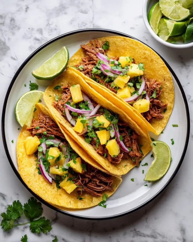 Slow Cooker Pineapple Barbacoa Recipe