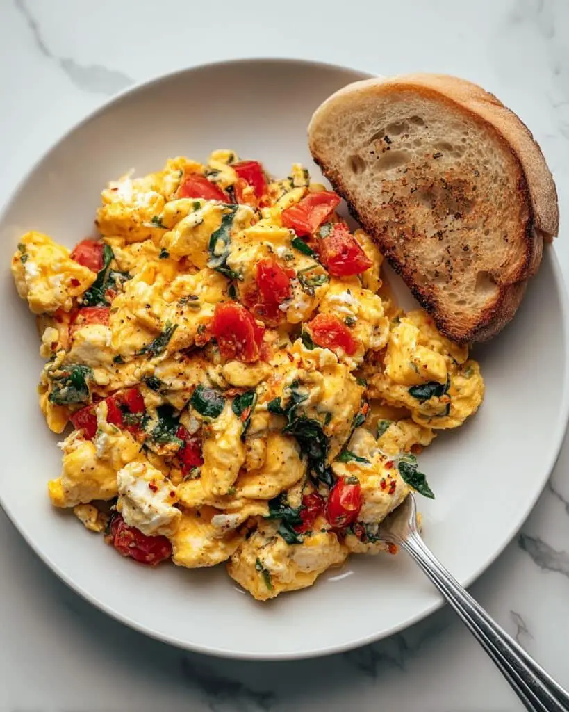 Mediterranean Breakfast Scramble Recipe