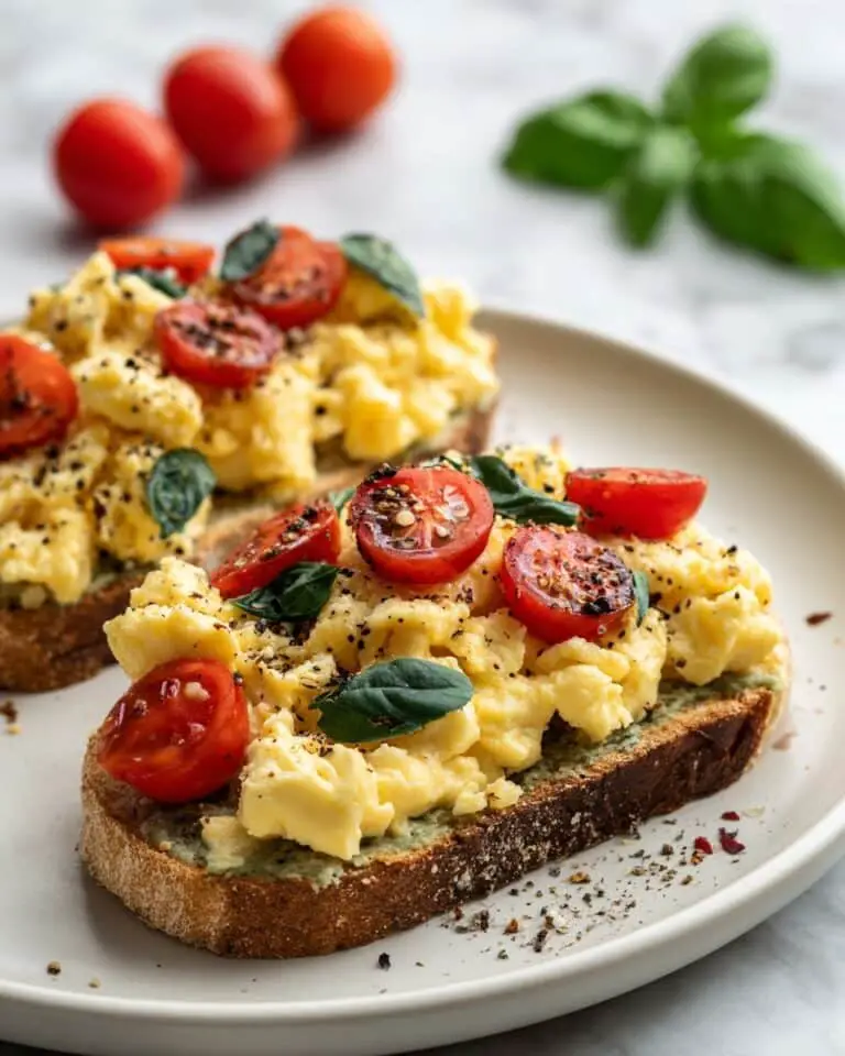 Mediterranean Breakfast Avocado Toast Recipe