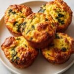 Healthy Spinach Feta Flourless Muffins Recipe
