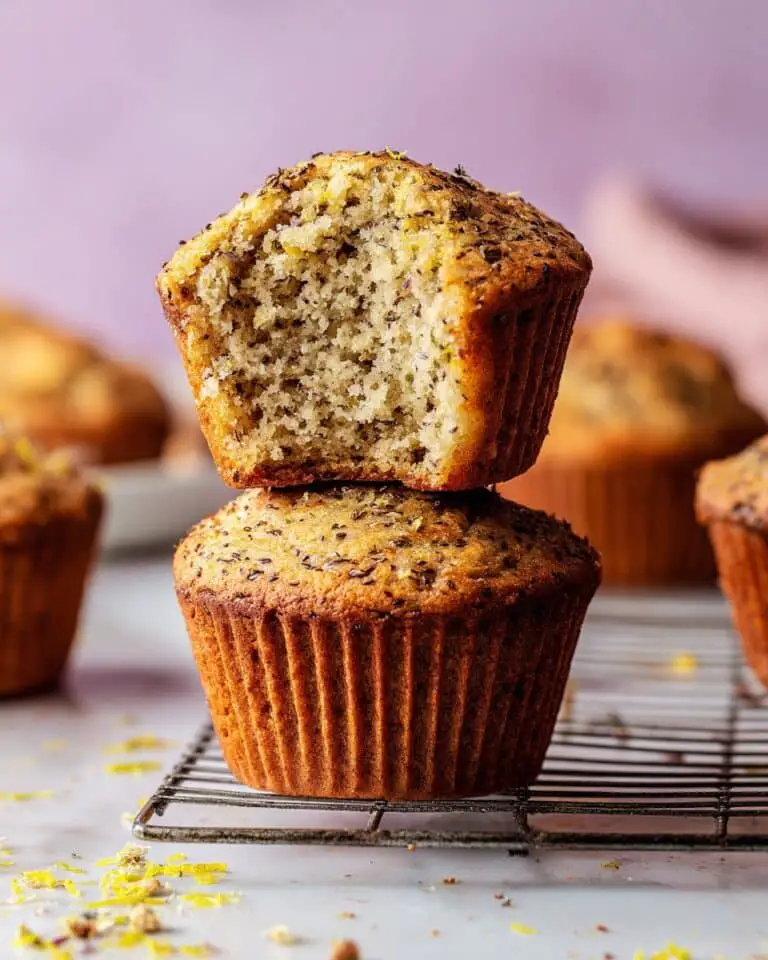 Gluten-Free Vegan Lemon Poppy Seed Muffins Recipe