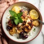 Crispy Baked Chicken Thighs with Mediterranean Olives and Dates Recipe