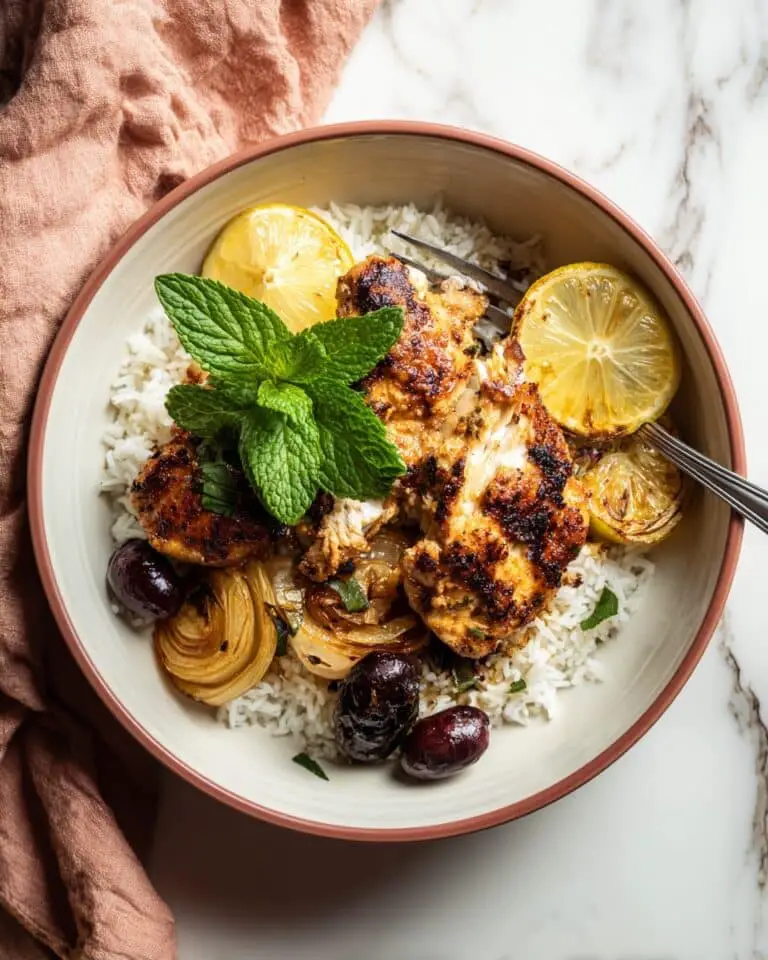 Crispy Baked Chicken Thighs with Mediterranean Olives and Dates Recipe