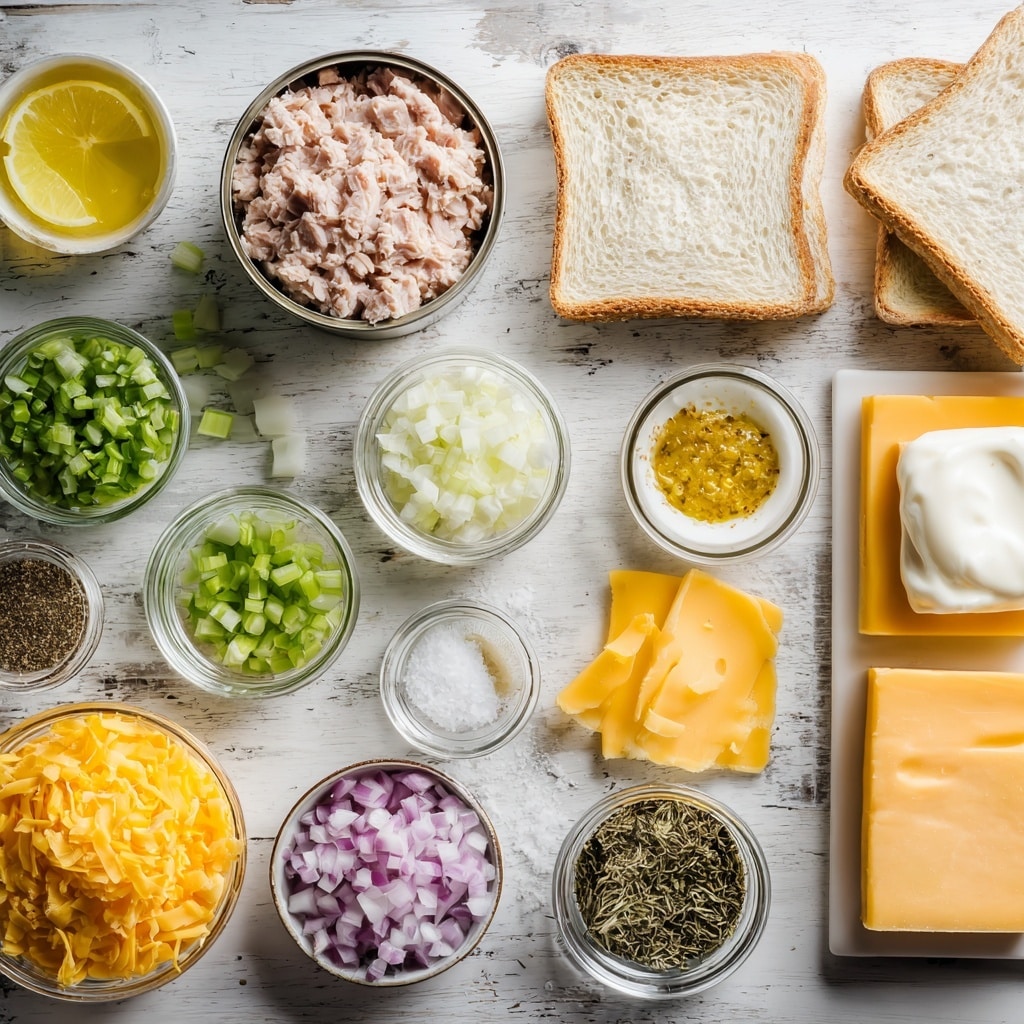 Four slices of toasted bread with a golden brown color and slight crisp edges are arranged on a white plate over a white marbled surface. Two pieces of bread on the same white plate have a thick layer of creamy chicken salad mixed with green celery bits spread evenly on top. The texture of the spread looks soft and rich, covering the entire slice except the crust. Photo taken with an iphone --ar 4:5 --v 7