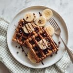 Blender Banana Protein Waffles Recipe