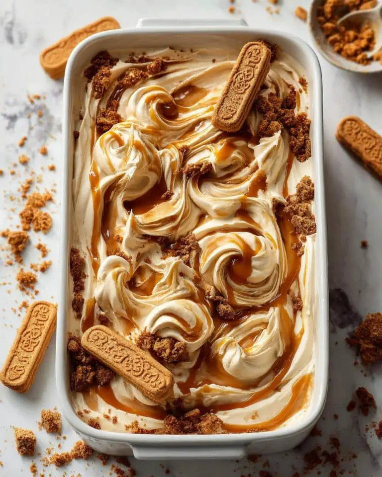 Biscoff Cinnamon Rolls with Cream Cheese Frosting Recipe