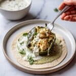 30-Minute Baked Chile Rellenos with Turkey and Jicama Recipe