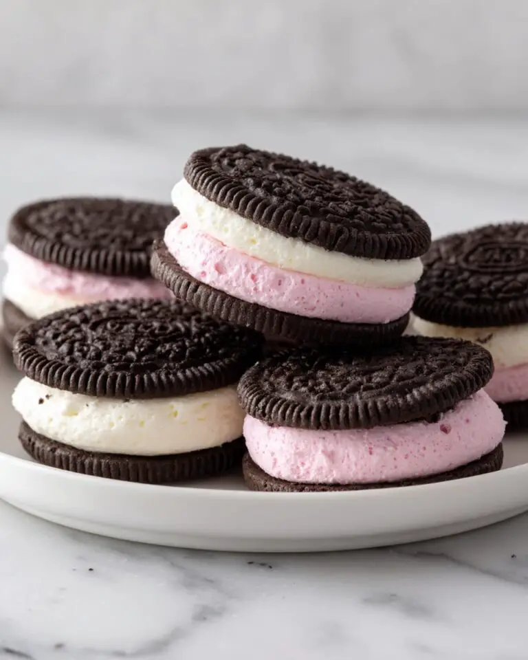 Homemade Oreo Cookies with Cream Filling Recipe